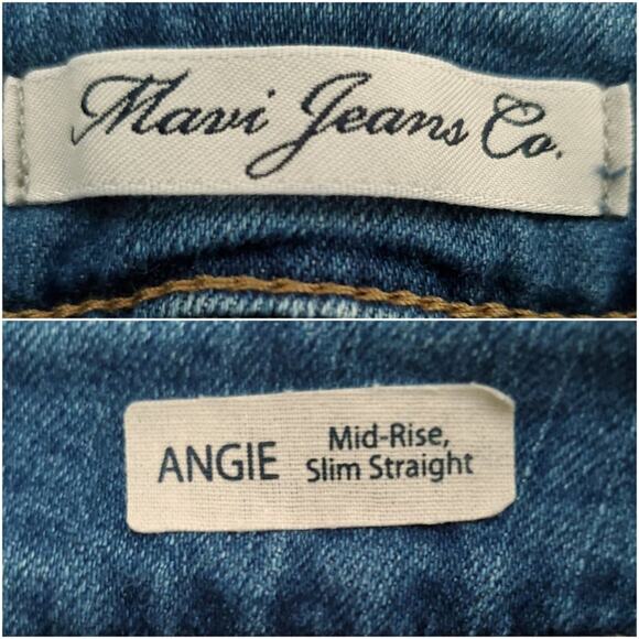 Mavi Jeans Angie Distressed Printed Skinny Jeans - Picture 8 of 9